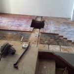Repairing and Lacing in to an existing floor