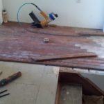 Repairing and Lacing in to an existing floor