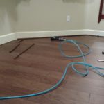 prefinished engineered wood in walk in closet